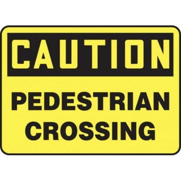 Accuform OSHA CAUTION Safety Sign PEDESTRIAN MVHR687XP MVHR687XP - main